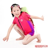 speedo 新品 儿童连体 浮力游泳衣 辅助游泳 男童女童舒适时尚