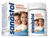 德国原装进口Sanostol 儿童补钙片+多种维生素咀嚼片 4岁+ 拼单