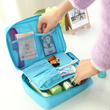 韩国大容量化妆包小号便携化妆品收纳包袋旅行洗漱包女可爱小方包