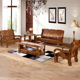 香樟木沙发现代简约客厅组合沙发小户型中式古典实木沙发特价包邮