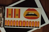 促销西班牙国家队红黄色纹身唇贴国旗贴球迷用品加油助威指甲贴纸