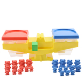 四喜人小熊科学天平玩具 儿童益智砝码平衡称托盘天秤幼儿园玩具