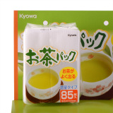 日本进口KYOWA 反折茶包袋 一次性泡茶袋 茶叶袋 过滤袋 85枚