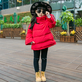 童装2015冬装新款ZARA女童棉衣外套加厚韩版儿童宝宝棉袄棉服外套