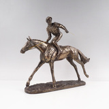 欧式古典家居马术骑马雕塑装饰礼品 客厅书房玄关工艺品摆设摆件