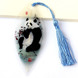 熊猫叶脉书签 经典出国必备礼品 热卖中国风传统小礼品  可定制