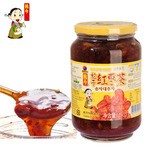 两瓶包邮 韩国进口韩今柚子茶系列蜂蜜松子红枣果肉茶1kg红枣茶