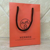 爱马仕Hermes香水袋子化妆品手提袋礼品袋纸袋子 专柜正品购物袋