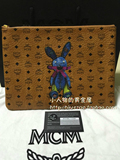 韩国代购正品MCM 2015新款VISETOS兔子系列手拿包/中号/大号(代购