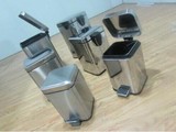 欧式创意时尚 不锈钢垃圾桶 脚踏式家用客厅卫生间厨房 3L.6L12L