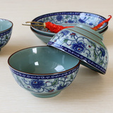 敏杨5英寸青古瓷米饭碗中号家用微波炉陶瓷碗 青花瓷餐具碗套装