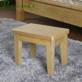 水曲柳实木小凳子矮凳简约小板凳客厅方凳茶几凳宜家木板凳家用