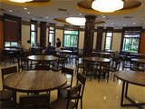 美式复古餐桌铁艺实木餐桌椅组合圆形餐厅酒店家具咖啡厅桌椅