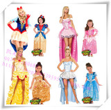 儿童 成人cosplay白雪公主裙公主蓬蓬裙迪士尼演出服装女万圣节裙