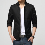 男士夹克青年春季大码薄款休闲上衣服韩版修身型棒球服潮男装外套