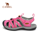 CAMEL骆驼户外男女款沙滩凉鞋 情侣抽拉绳沙滩鞋