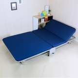 可折叠床单人办公室午休床双人午休躺椅加固木板海绵床1.2米1.5