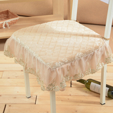 欧式餐椅垫可拆洗坐垫布艺秋冬加厚椅子垫田园餐桌椅套凳子套防滑