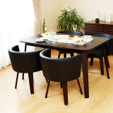北欧/宜家正方形实木框架结构户型广东省餐桌椅组装咖啡厅餐桌