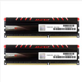 宇帷(AVEXIR) 核心 DDR3 1600 8G套装4Gx2 灯条内存 红色呼吸灯条