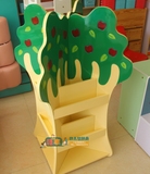 新款 幼儿园新款早教中心卡通书架儿童苹果圣诞树造型书本玩具柜
