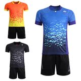15新品尤尼克斯羽毛球服套装男女 yy圆领速干健身比赛球衣短袖T恤