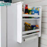 瑞美特瑞美特调味品收纳架层架厨房置物架宜家创意冰箱侧挂架特价
