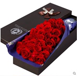 情人节全国送花红玫瑰礼盒鲜花速递同城合肥上海武汉广州南京