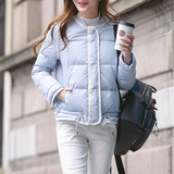 短款棉衣女2015冬新款韩版时尚立领轻薄保暖小棉袄棒球棉服外套潮
