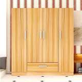 衣柜简约简易实木板式组装3门4门6门木质卧室收纳大储物柜