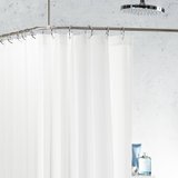 瑞士SPIRELLA白色浴室涤纶浴帘布防水帘子加厚防霉卫生间窗帘包邮