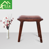 家用时尚凳子实木梳妆凳现代简约宜家换鞋凳沙发茶几凳日式矮凳
