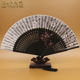 特价夏季 真丝折叠扇子女中国风折扇定制日用扇古风日式礼品小扇