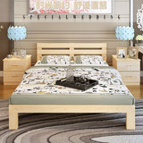 特价包邮家具床实木床松木床单人床双人床成人床儿童床木板床简易