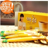 韩国进口Maxim东西麦可馨麦馨摩卡咖啡盒装240g20条黄色零食伴侣