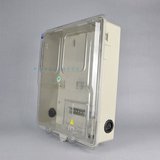 透明电表箱三相电表箱塑料电表箱户外防水防盗机械2户电表配电箱