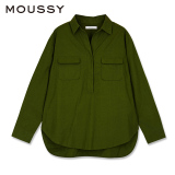 MOUSSY 女装 衬衫 日系 春夏 百搭 0108AB30-6920