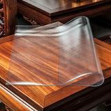 40*50(床头柜)进口磨砂PVC透明水晶板软质玻璃桌布餐台办公茶几垫