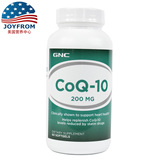美国正品GNC辅酶Q10软胶囊200mg 60粒 抗氧化抗衰老保护心脏保健