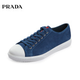 Prada/普拉达普拉达 蓝色 麂皮男士休闲板鞋 HF 4E2811 O53 F0016