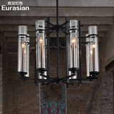 美式工业风艺术吊灯简约后现代创意个性复古铁艺蜡烛客厅餐厅吊灯