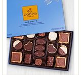美国代购 直邮 GODIVA 歌帝梵biscuits 36块巧克力饼干礼盒269g