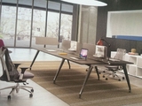 办公会议桌简约现代大小型会议桌椅组合板式洽谈开会桌办公桌