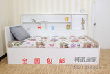 新款儿童床1/1.2/1.5米单人双人床升降储物床沙发书架组合床包邮