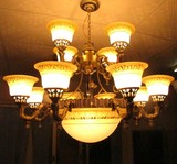 促销二层欧式大吊灯仿古铜客厅吊灯高档欧式卧室灯餐厅灯生产厂家