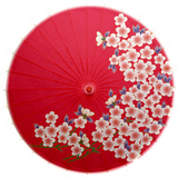 古代油纸伞|红色樱花日式装修伞舞蹈伞防晒婚纱摄影伞结婚红伞