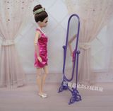 barbie芭比中国珍妮小布桃子6分娃娃家具 可转镜子 试衣镜