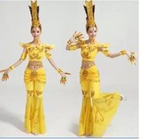 千手观音表演服装 儿童成人演出服民族古典舞舞蹈表演服装女泰国