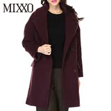 MIXXO韩国衣恋商场同款西装领淑女呢子大衣MIJH54T33R专柜正品