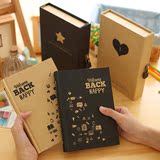 金谷学生盒装密码笔记本韩国创意复古带锁日记本精装硬面记事本子